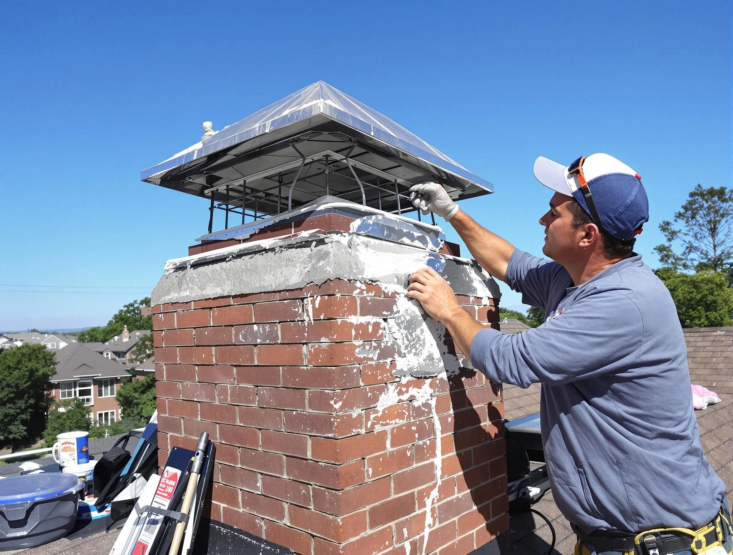 Chimney Crown Services service in West Windsor, NJ